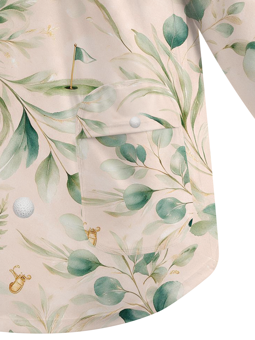 Cherryswing Women's Eucalyptus Green Links Golf Shirt