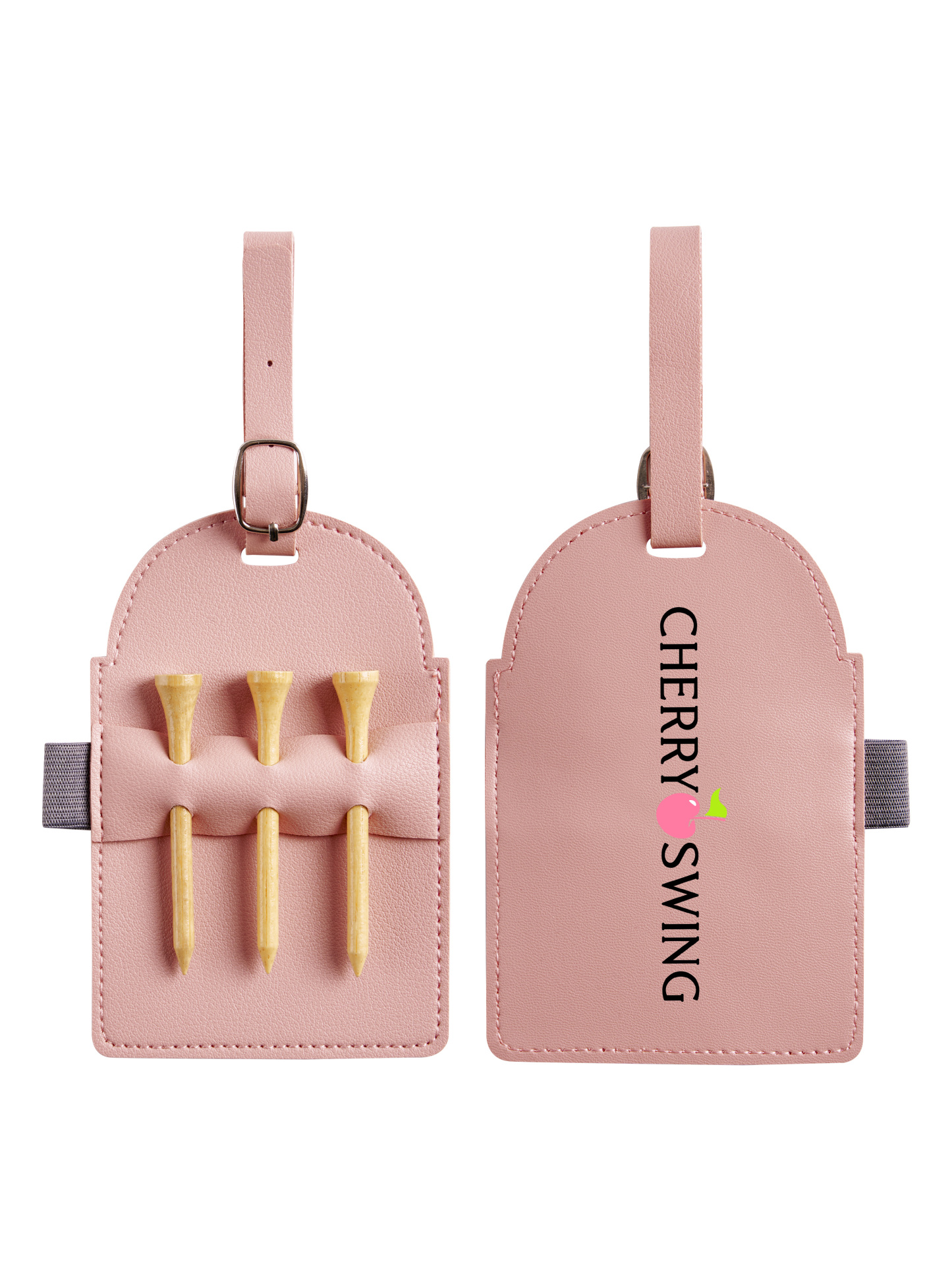 Cherryswing Leatherette Golf Bag Tag for Women