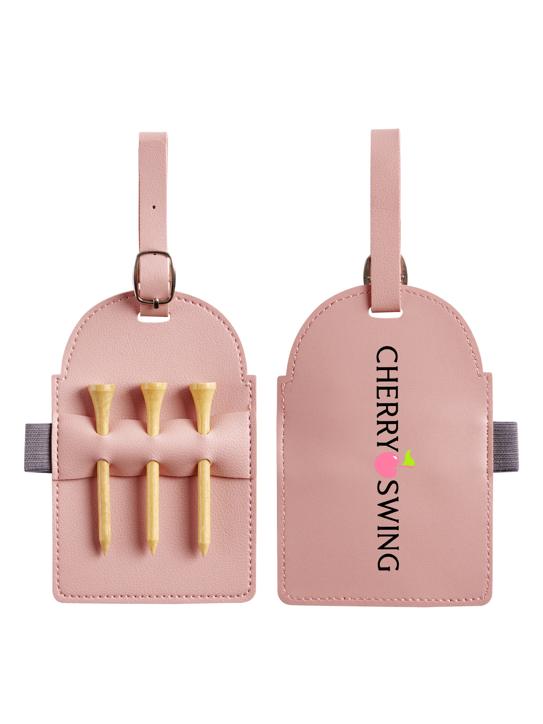Cherryswing Leatherette Golf Bag Tag for Women