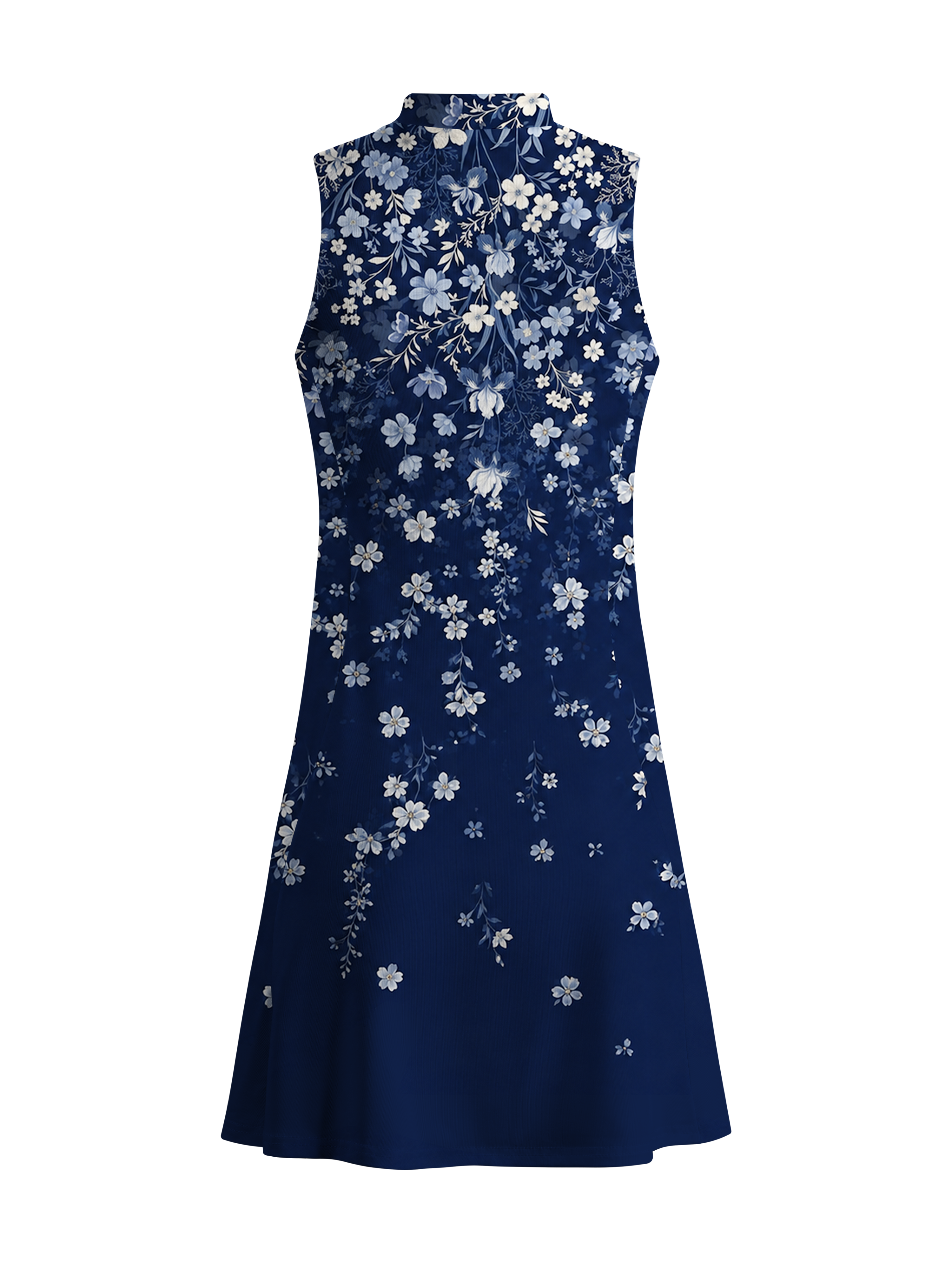 Cherryswing Midnight Floral Golf Dress With Shorts