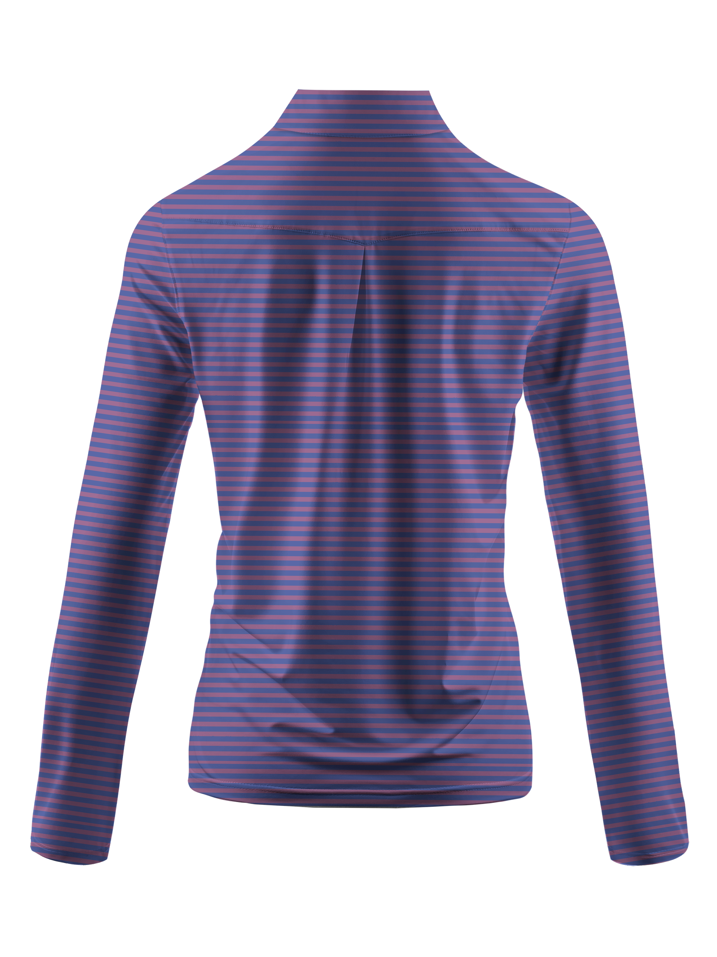 Cherryswing Women's Twilight Horizon Stripe Long Sleeve Golf Shirt