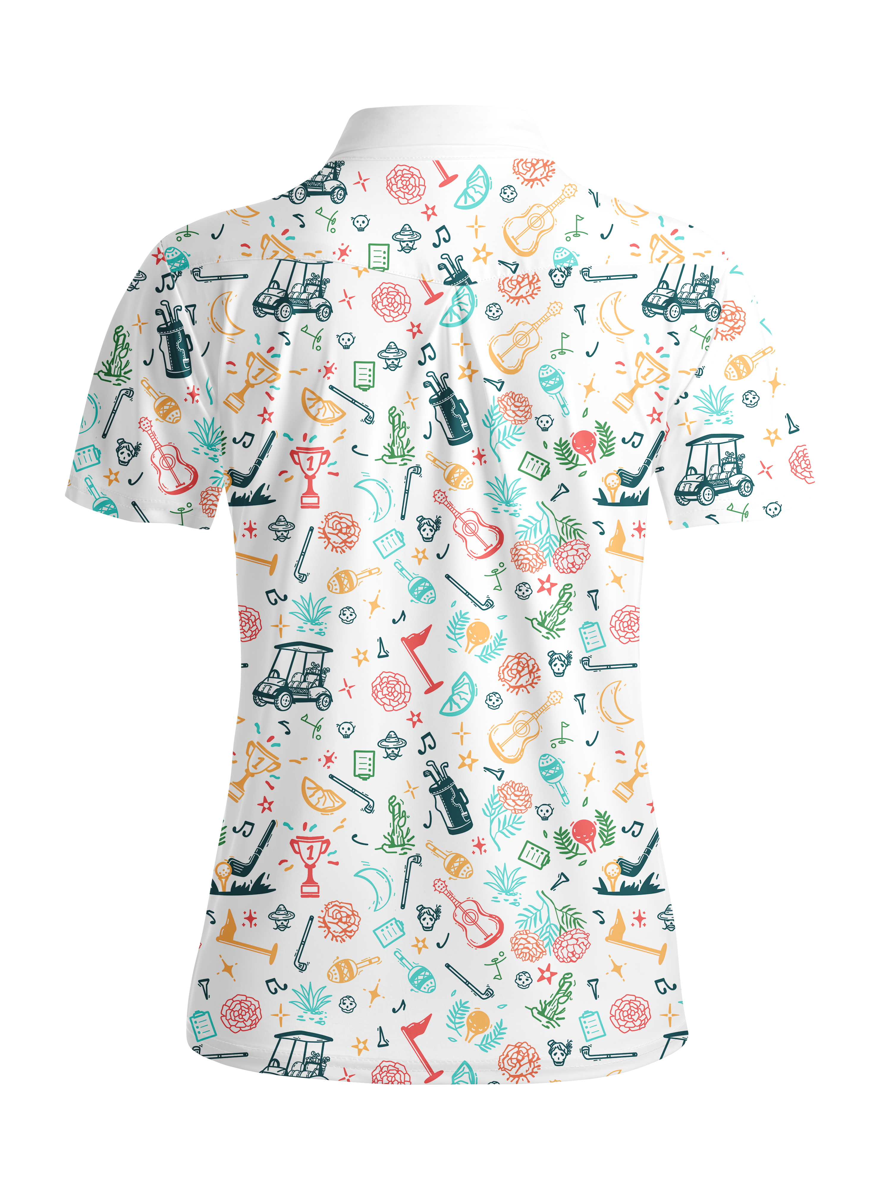 Cherryswing Women's Fairway Fiesta Short Sleeve Golf Shirt
