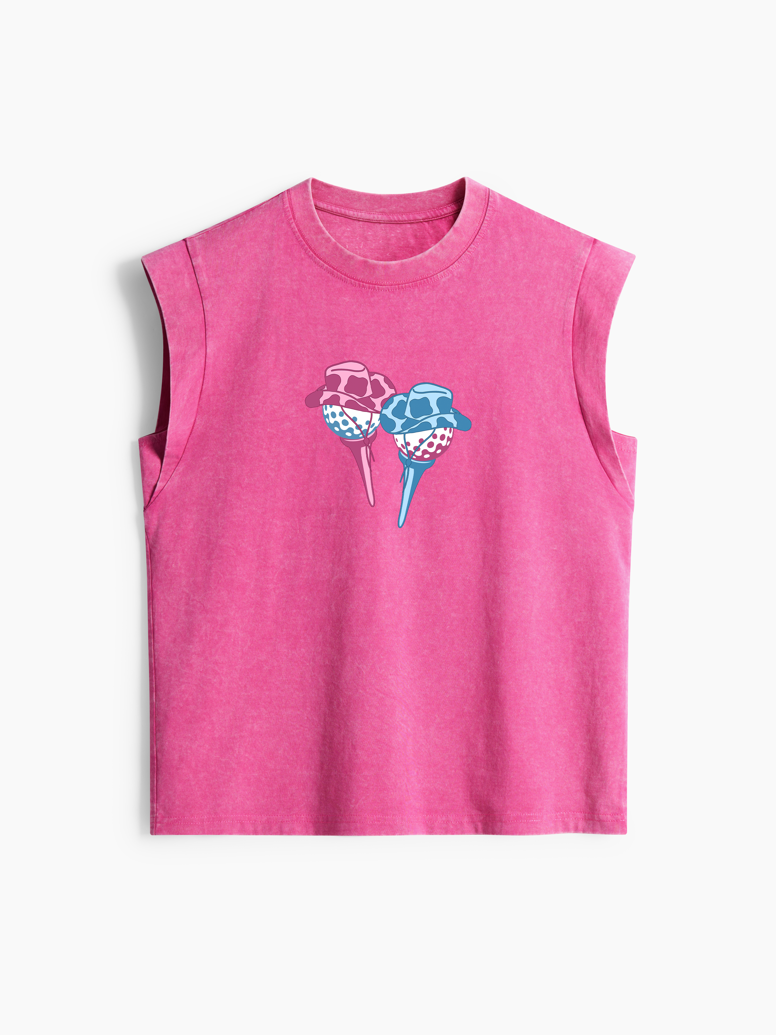 Cherryswing Women's The Golf Course Classic Crew Neck Cap Sleeve Tank