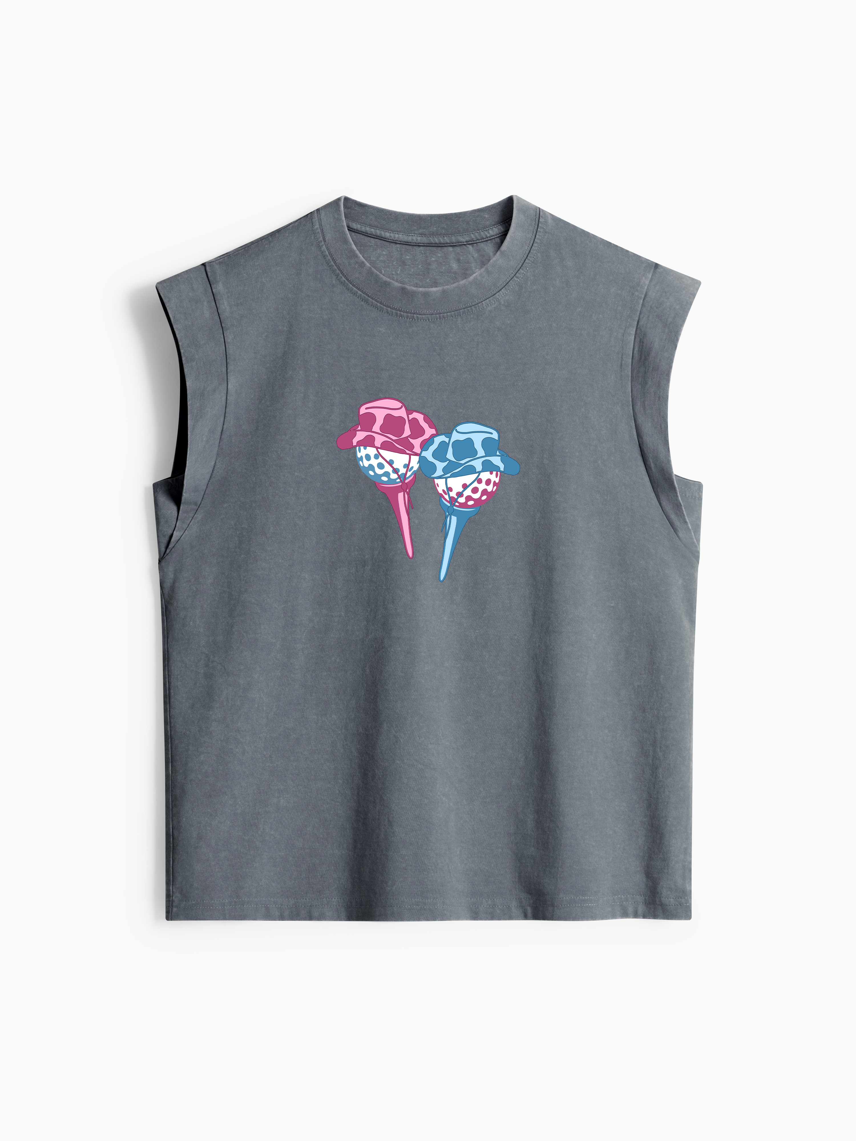 Cherryswing Women's The Golf Course Classic Crew Neck Cap Sleeve Tank