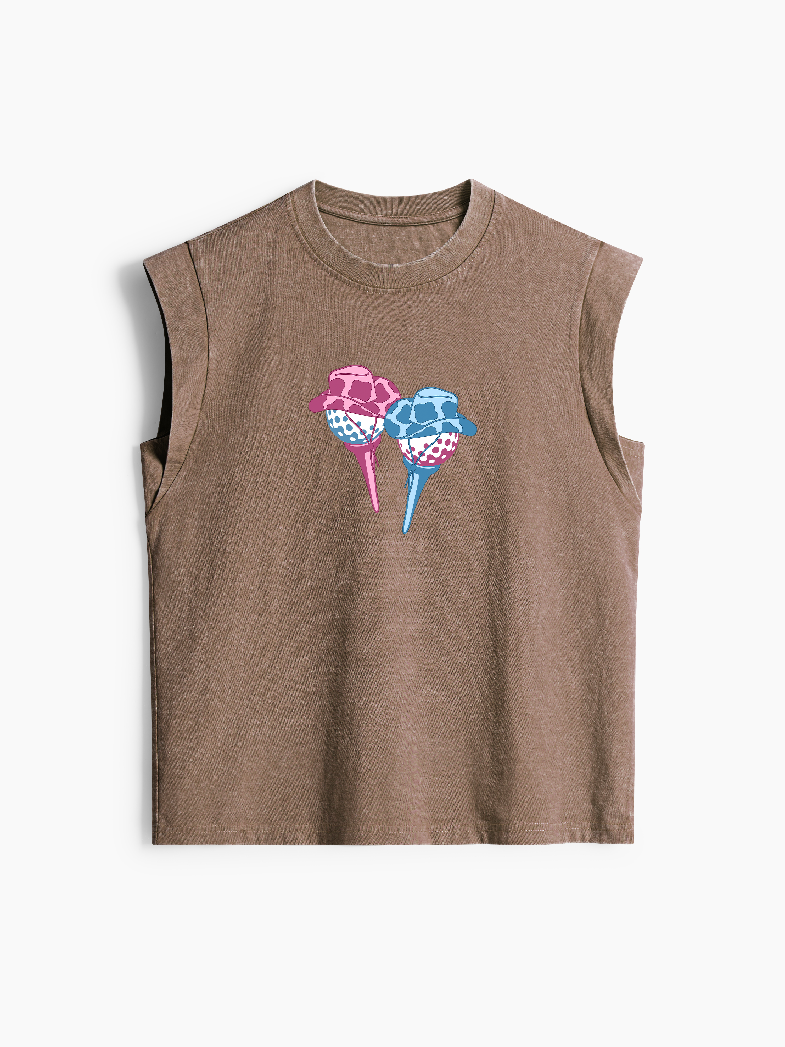 Cherryswing Women's The Golf Course Classic Crew Neck Cap Sleeve Tank