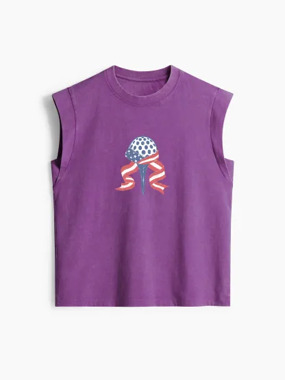 Cherryswing Women's Sport Passion Classic Crew Neck Cap Sleeve Tank