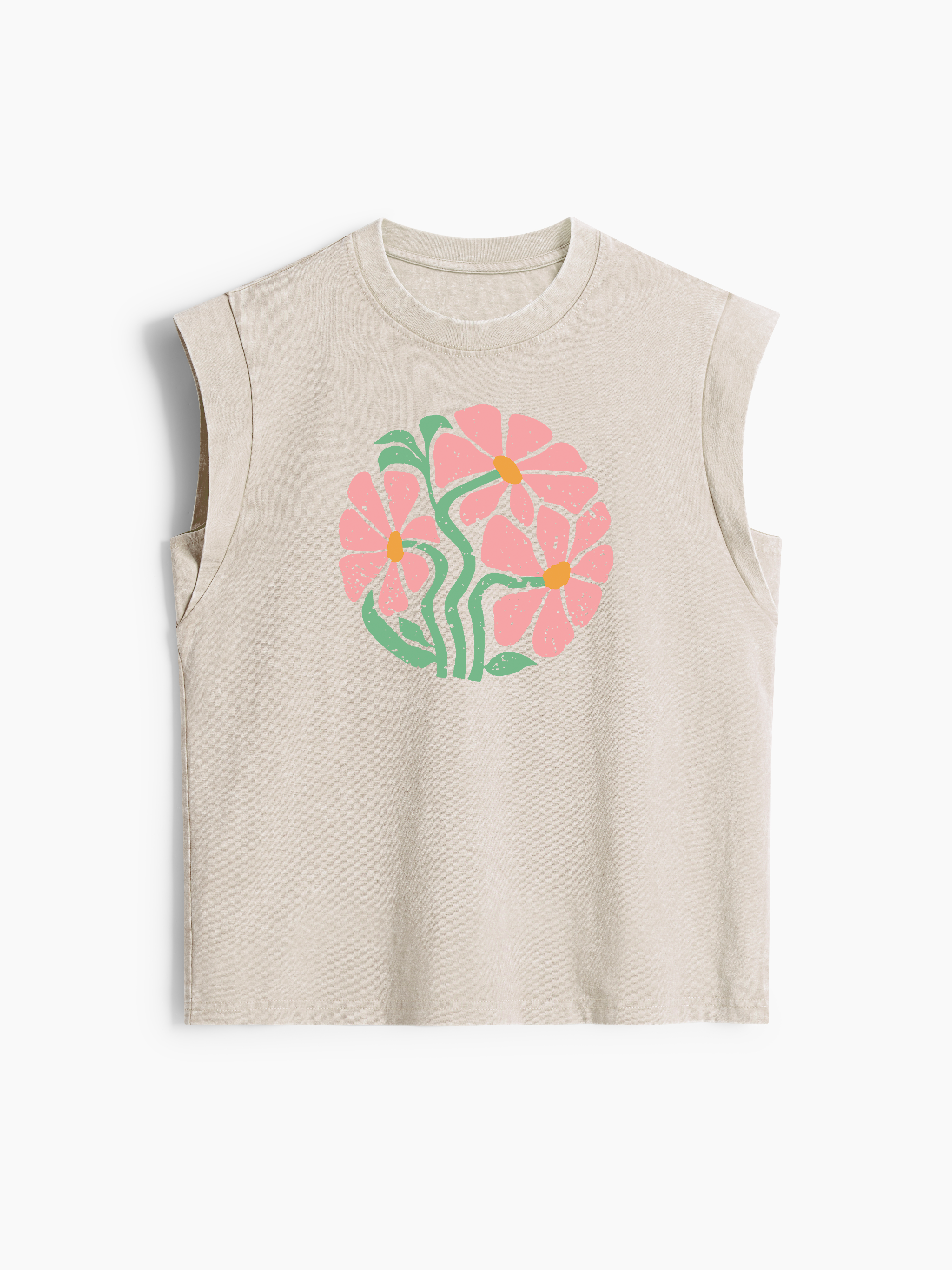 Cherryswing Women's Classic Crew Neck Cap Sleeve Tee