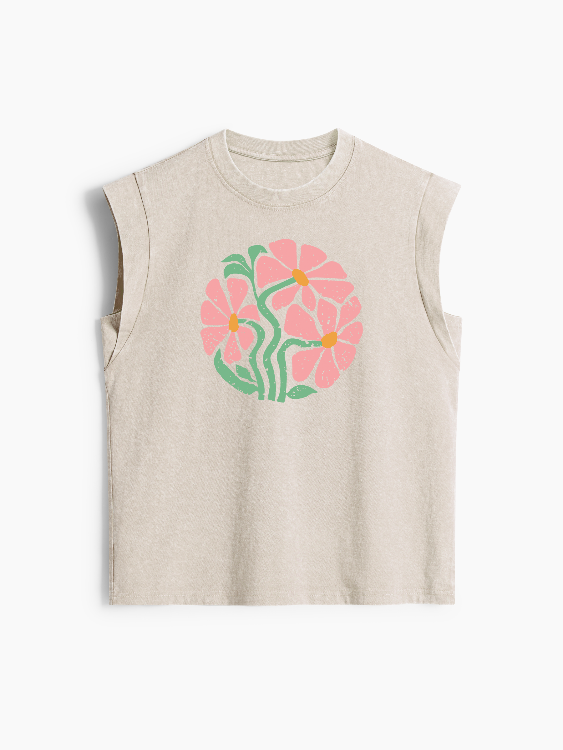Cherryswing Women's Classic Crew Neck Cap Sleeve Tee