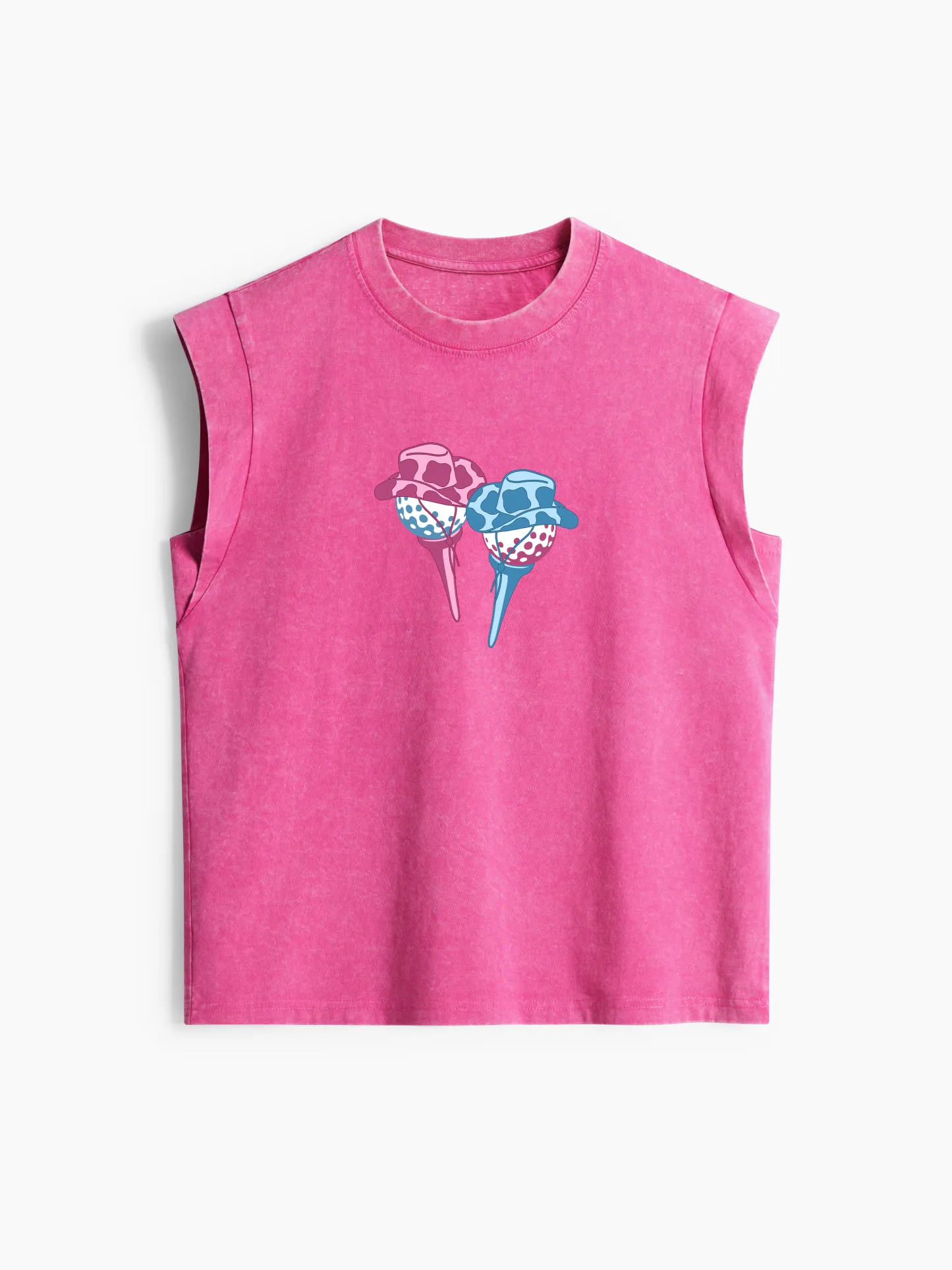 Cherryswing Women's The Golf Course Classic Crew Neck Cap Sleeve Tank