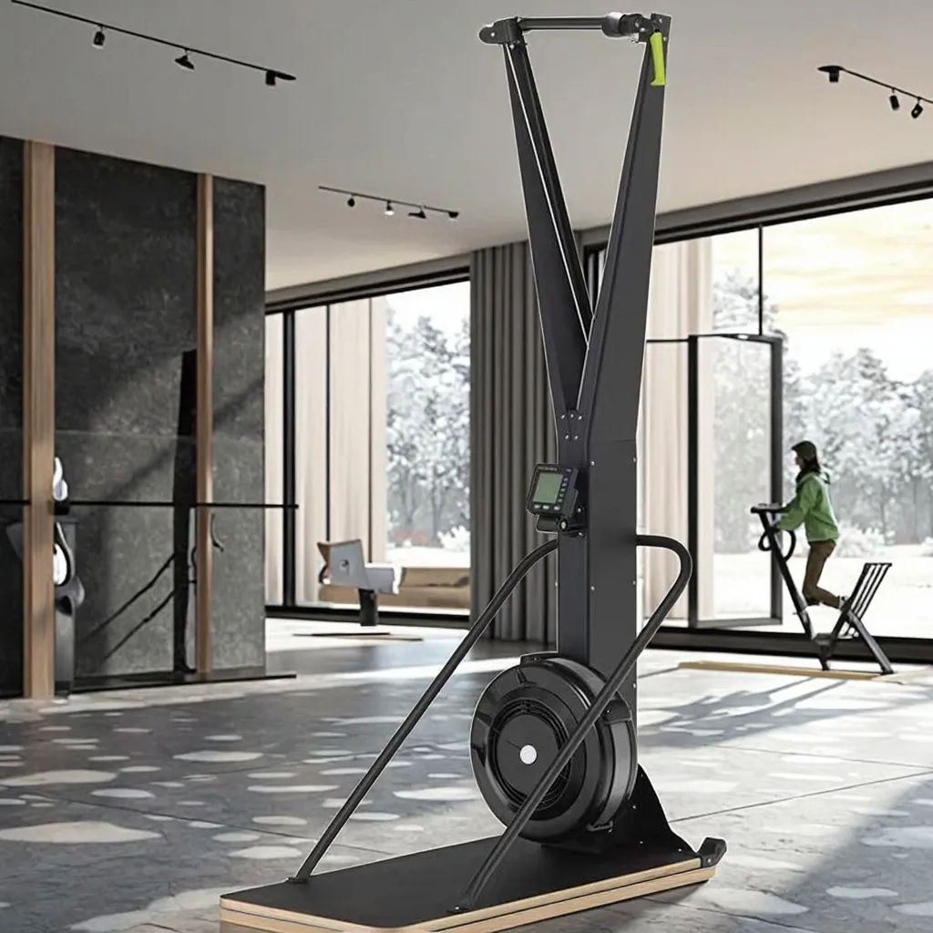 Commercial Home and Gym Indoor Aerobic Ski Simulator Mechanical Wind Resistance Ski Machine for Exercise
