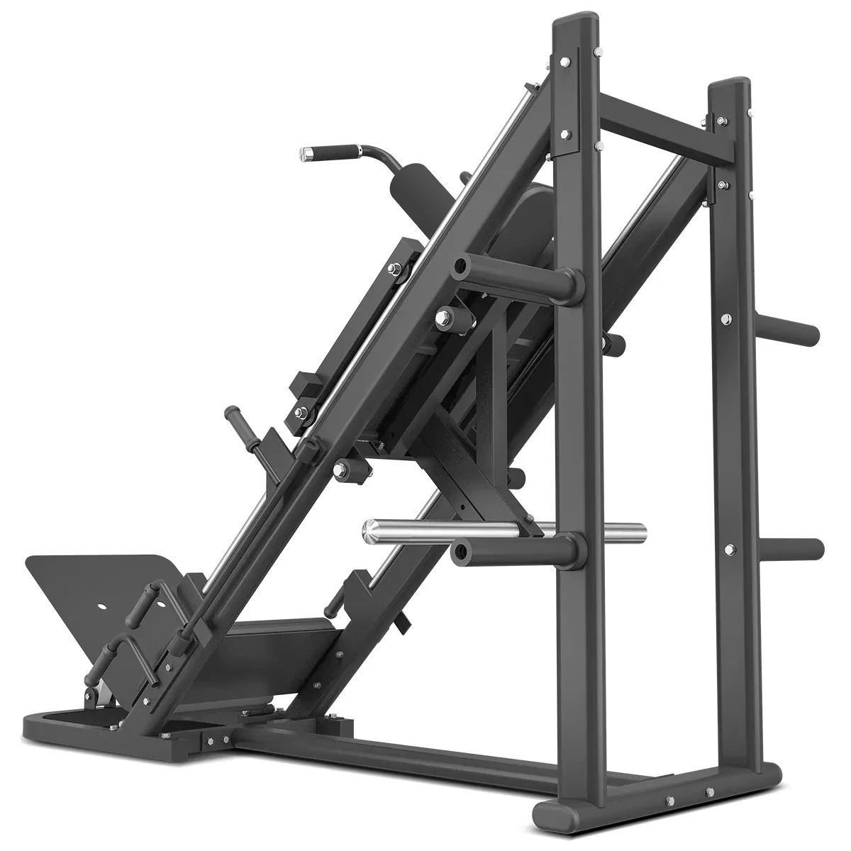 Home Gym 45 Degree Squat Machine Trainer Inverted Pedal Leg Strength Equipment with Power Feature  Leg Press Machine