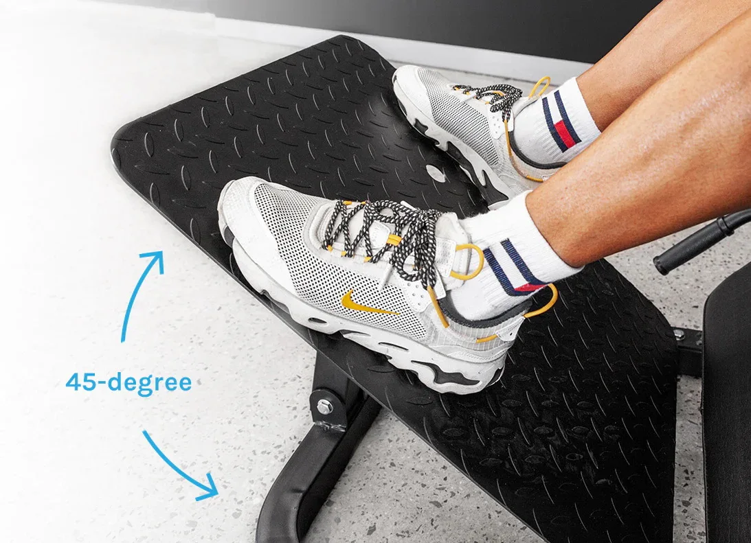 Home Gym 45 Degree Squat Machine Trainer Inverted Pedal Leg Strength Equipment with Power Feature  Leg Press Machine