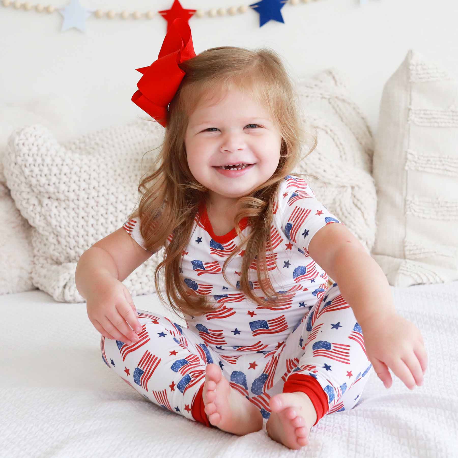 American Dreams Two Piece Pajama Set
