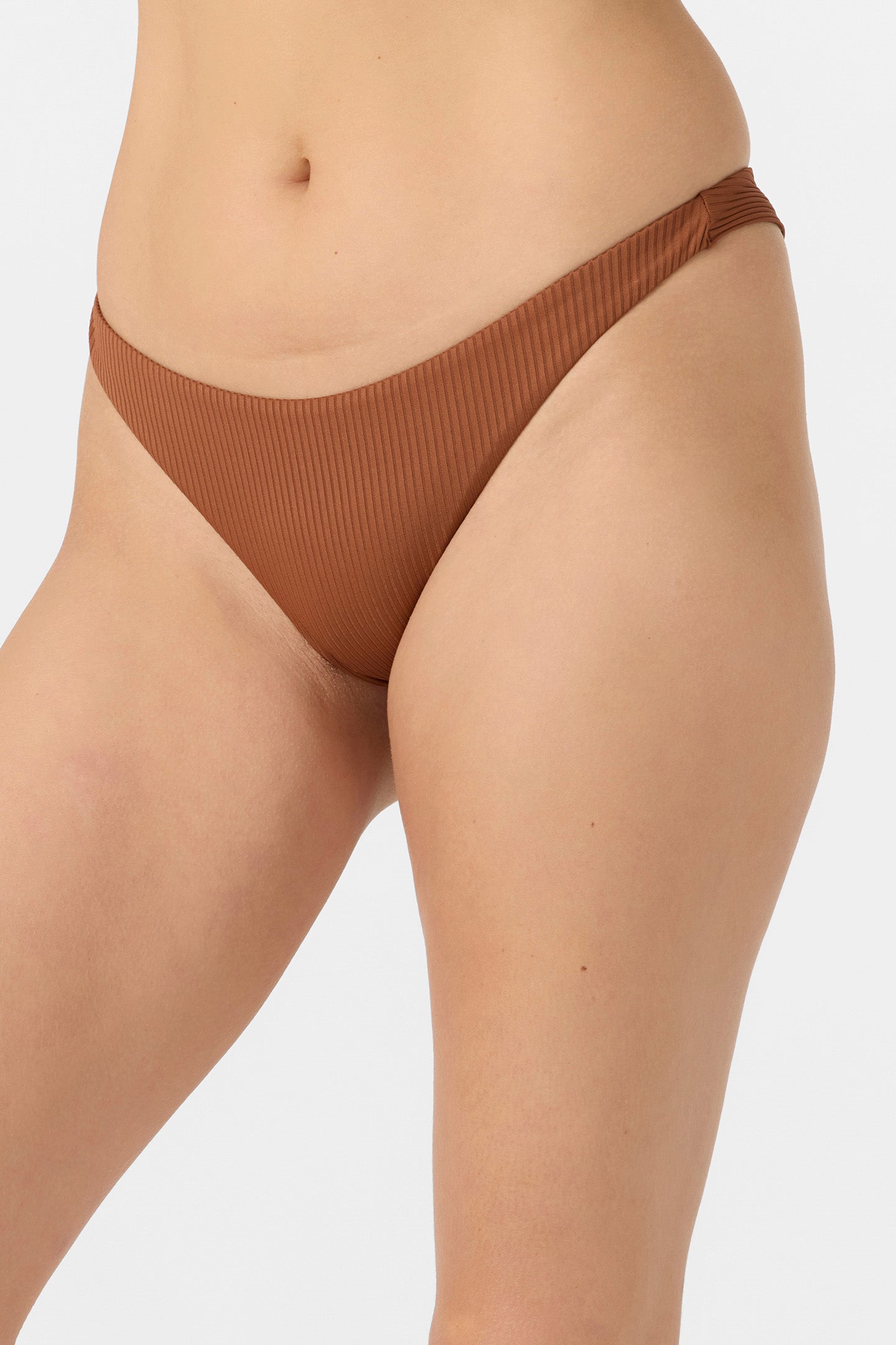 SALTWATER SOLIDS RIB HERMOSA SKIMPY BOTTOMS