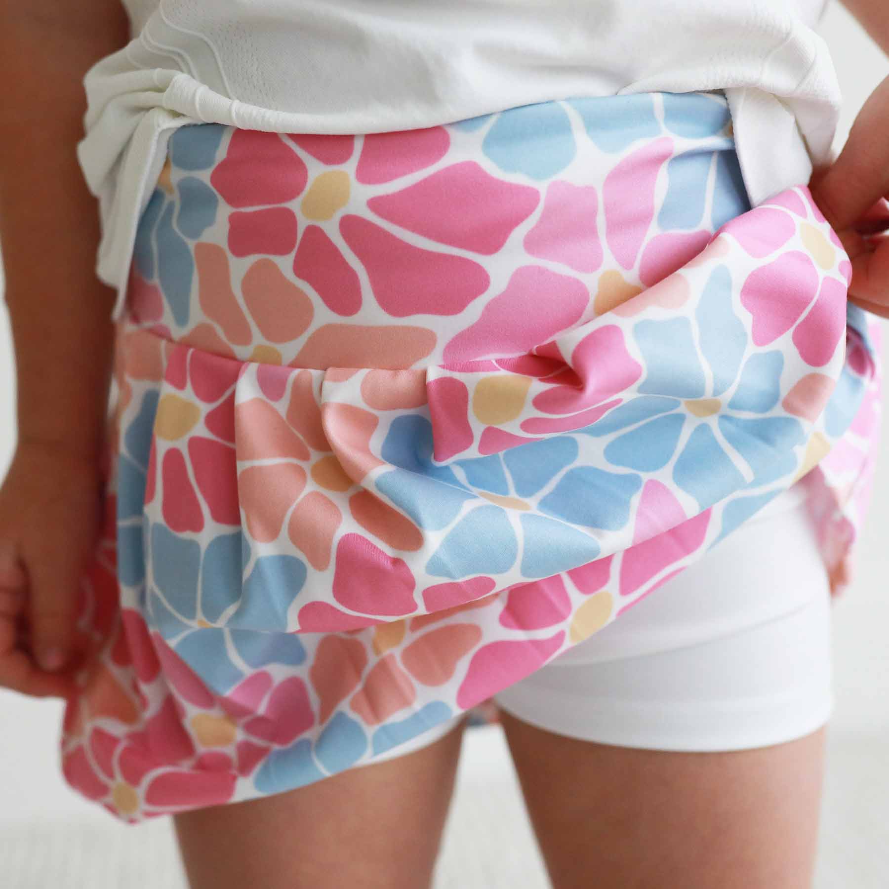 Kids Athletic Pleated Skirt | Power Flowers