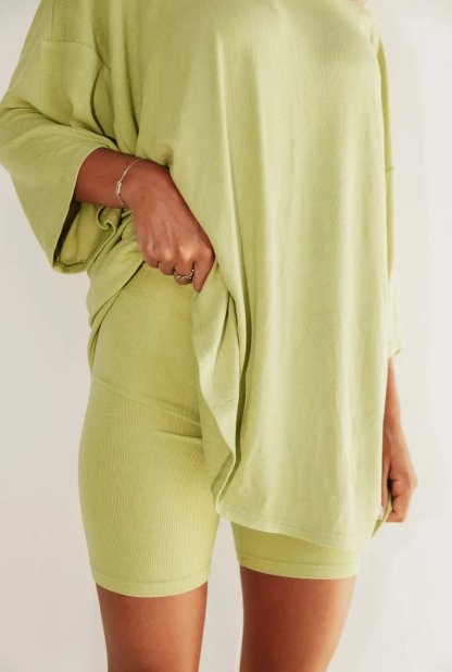2 Piece Outfit Lounge Set - Buy 2 Free Shipping-Pink Laura