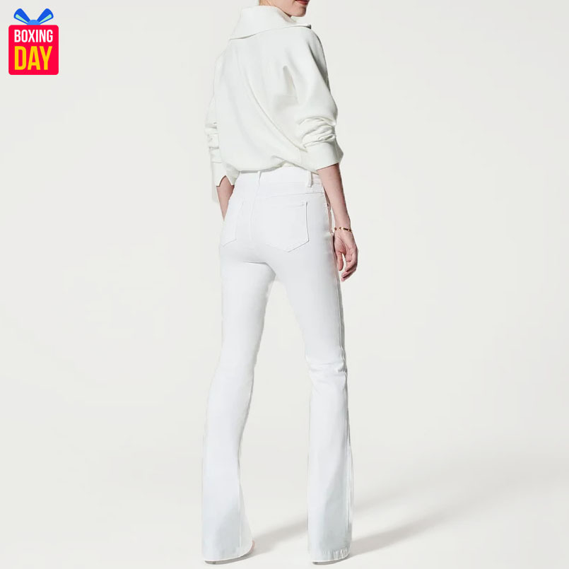 Fitted Vintage Flared Jeans -Pink Laura