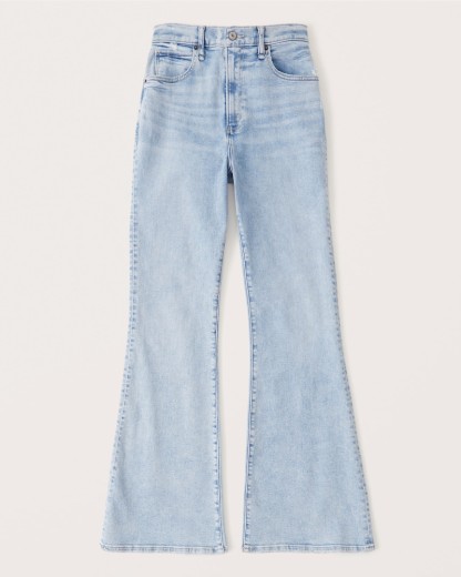 Ultra High Rise Stretch Flare Jean(Buy 2 Free Shipping)-Pink Laura