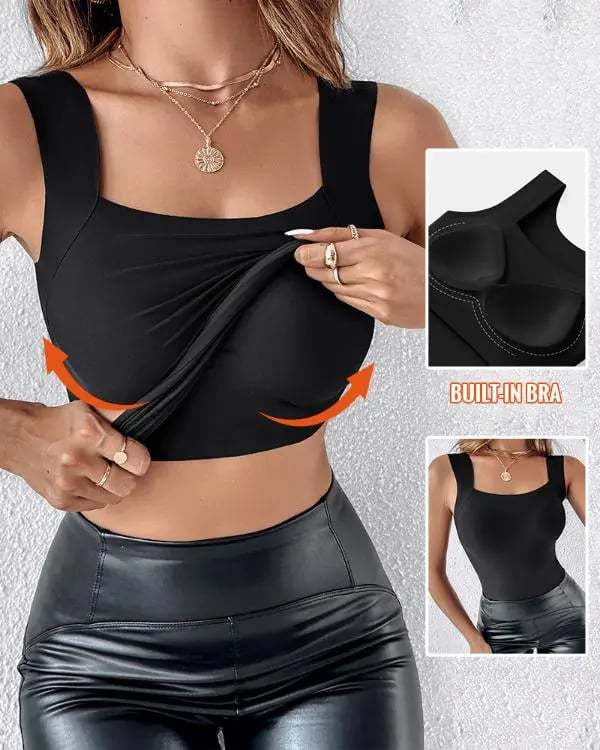 ✨U Neck Shapewear Built-in Bra Tank 🎁(Buy 3 Free Shipping)