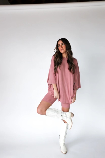 2 Piece Outfit Lounge Set - Buy 2 Free Shipping-Pink Laura
