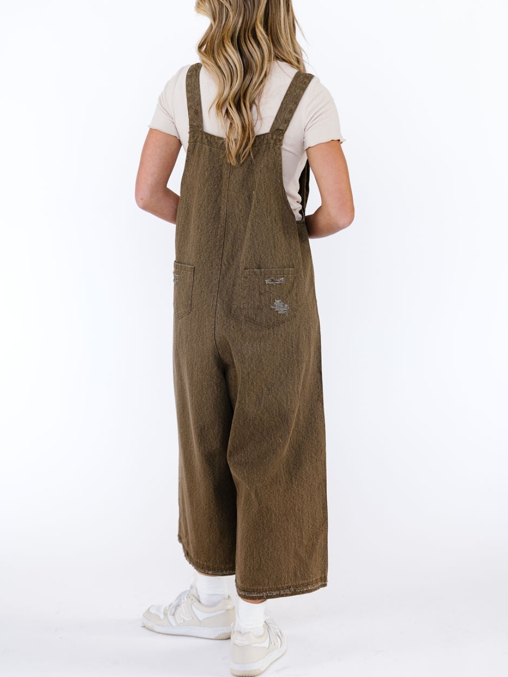 Oversized Baggy Wide Leg Ripped Denim Overalls (Buy 2 Free Shipping)