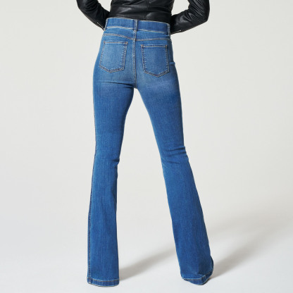 Fitted Vintage Flared Jeans -Pink Laura