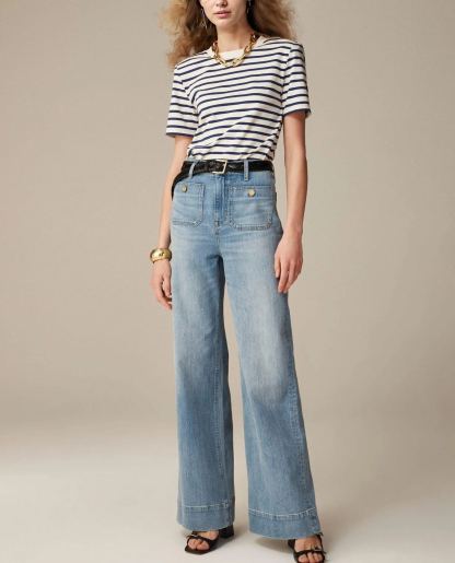 Spring Fashion Update 49% OFF-Tummy Control Sailor Wide Leg Trouser