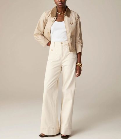 Spring Fashion Update 49% OFF-Tummy Control Sailor Wide Leg Trouser