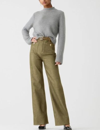 Spring Fashion Update 49% OFF-Tummy Control Sailor Wide Leg Trouser