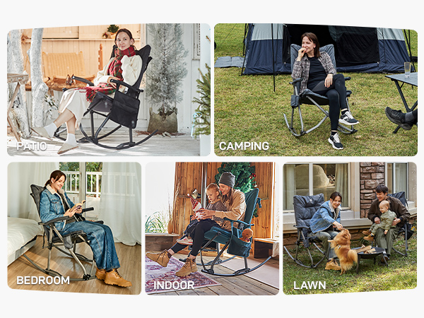 padded rocking chair