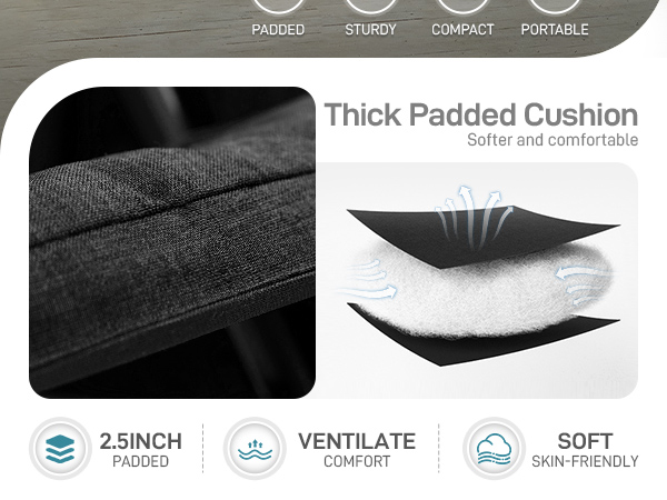 padded rocking chair