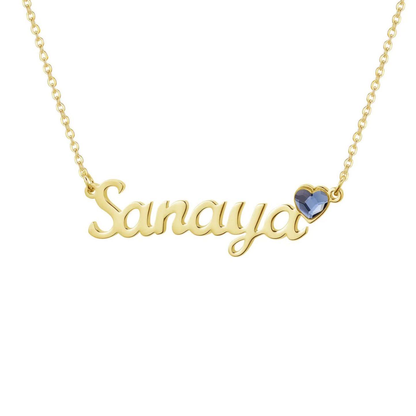 Brilliance Circle Birthstone Pendant Necklace in Gold Vermeil-YAFEINI Personalized Jewelry