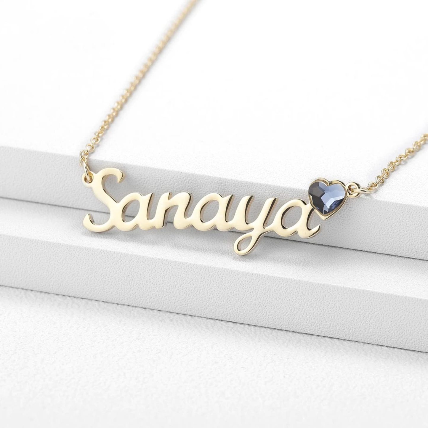 Brilliance Circle Birthstone Pendant Necklace in Gold Vermeil-YAFEINI Personalized Jewelry