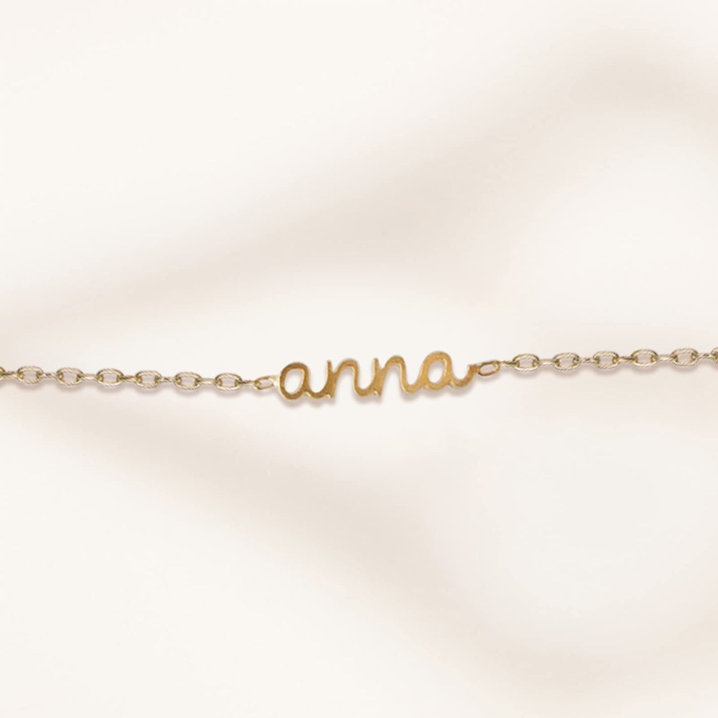 Timeless Name-Engraved Bracelet for Women in 14K Solid Gold-YAFEINI Personalized Jewelry