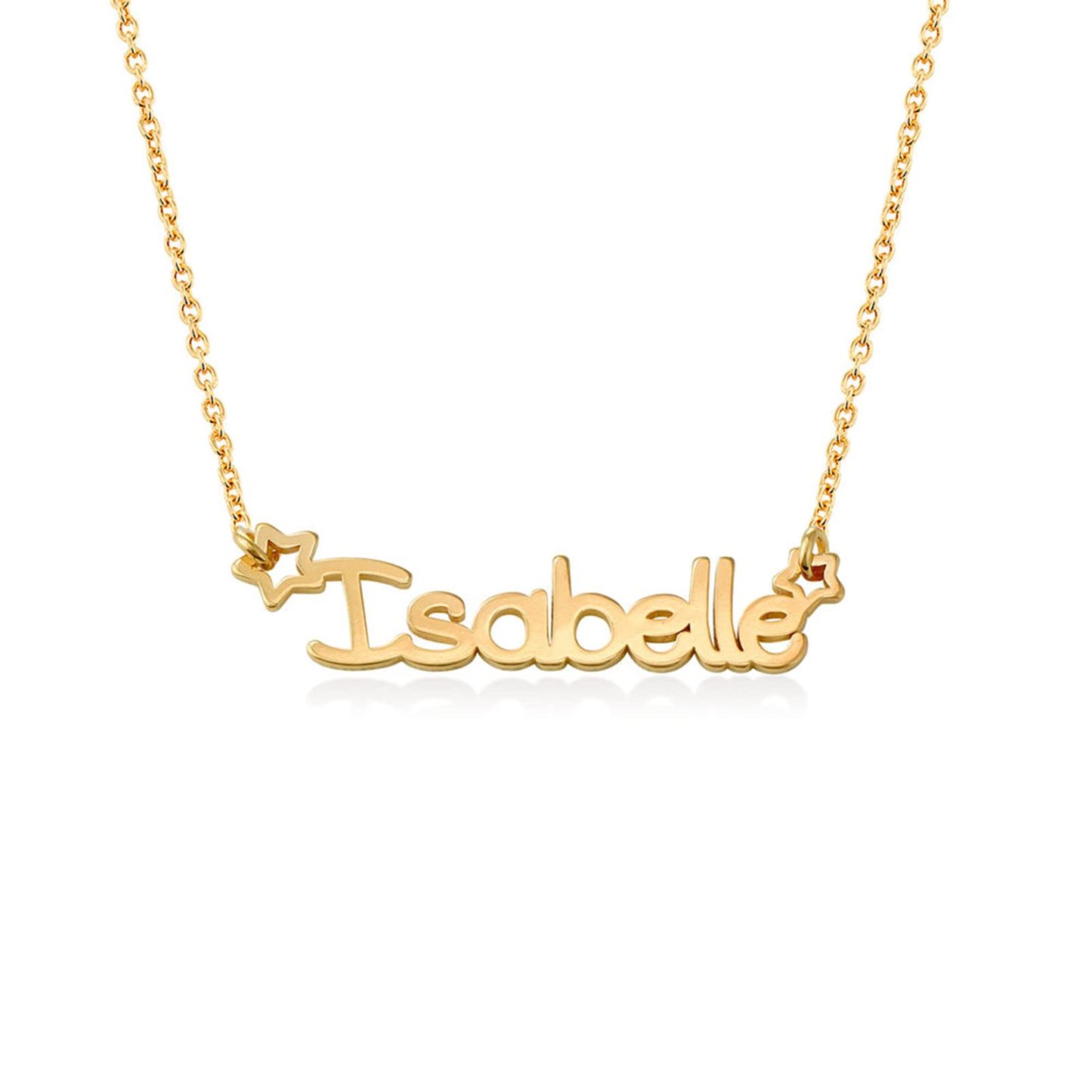 Elegant Personalized Name Heart Necklace in 14K Solid Gold-YAFEINI Personalized Jewelry