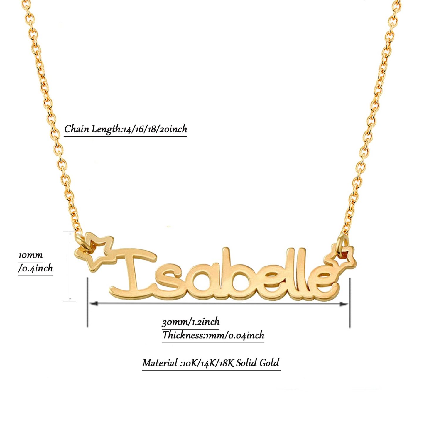 Elegant Personalized Name Heart Pendant Necklace in Sterling Silver-YAFEINI Personalized Jewelry