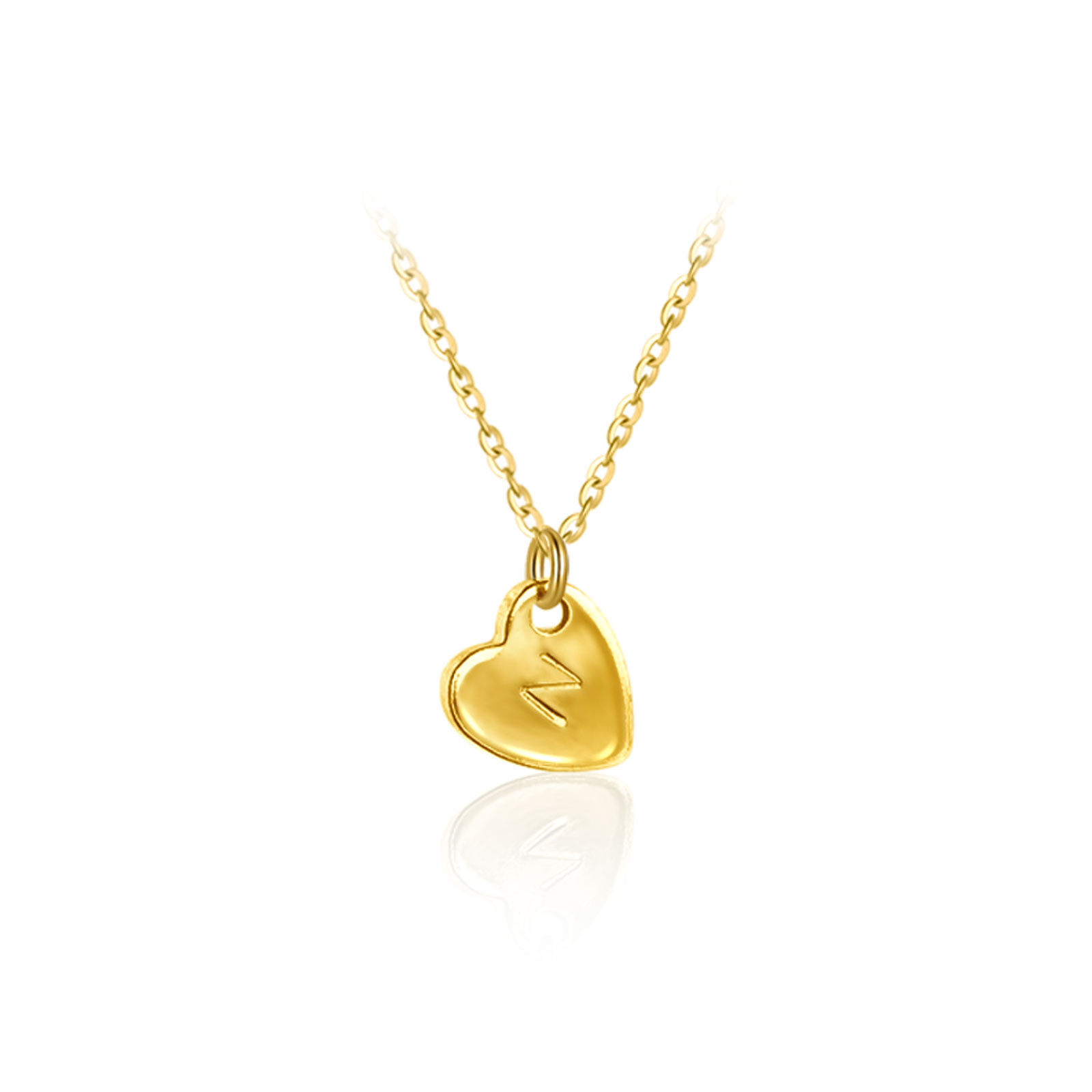 Personalized Charm Initial Necklace for Timeless Elegance in Gold Vermeil-YAFEINI Personalized Jewelry