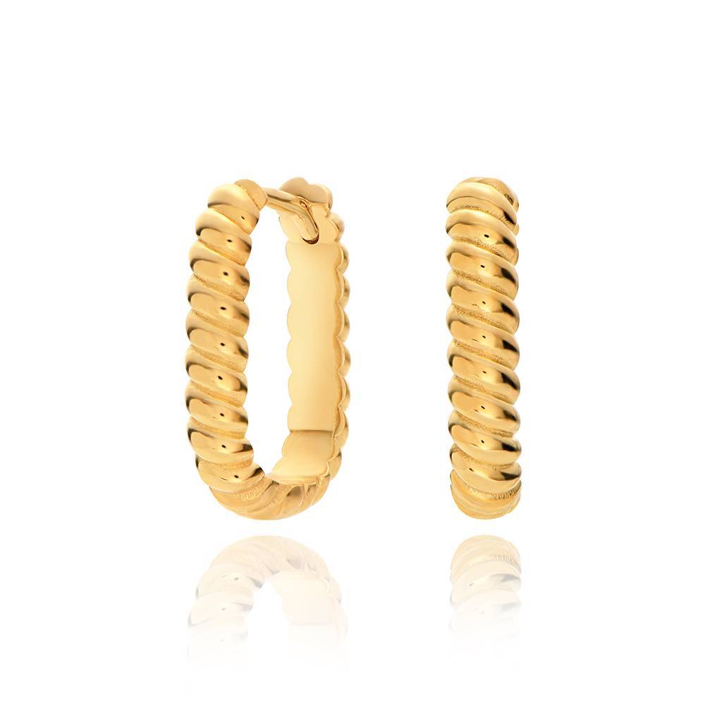 Essence Rope Huggies in Gold Vermeil