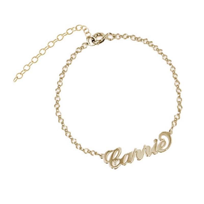 Eve Name Bracelet in Gold Vermeil
