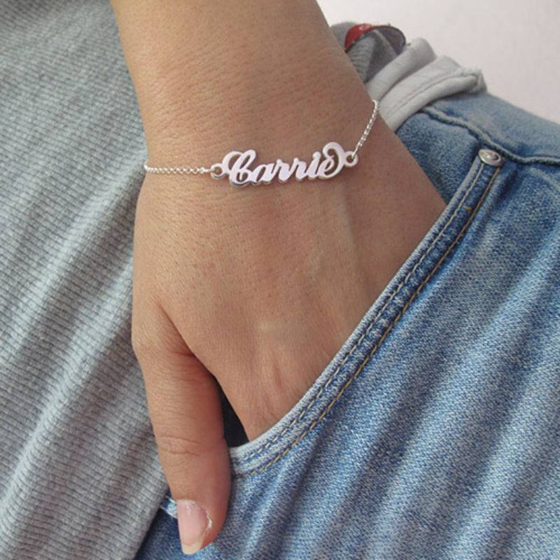 Eve Name Bracelet in Sterling Silver