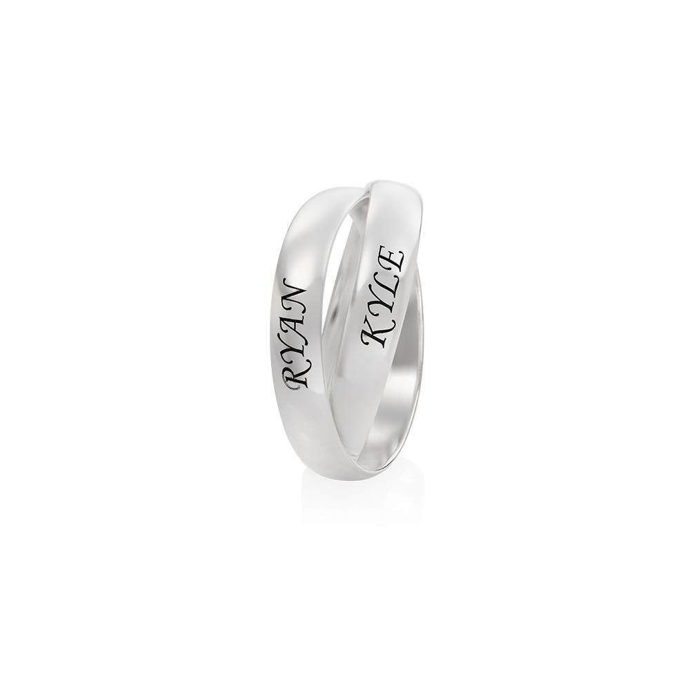 Gabrielle 2 Russian Rings in Sterling Silver