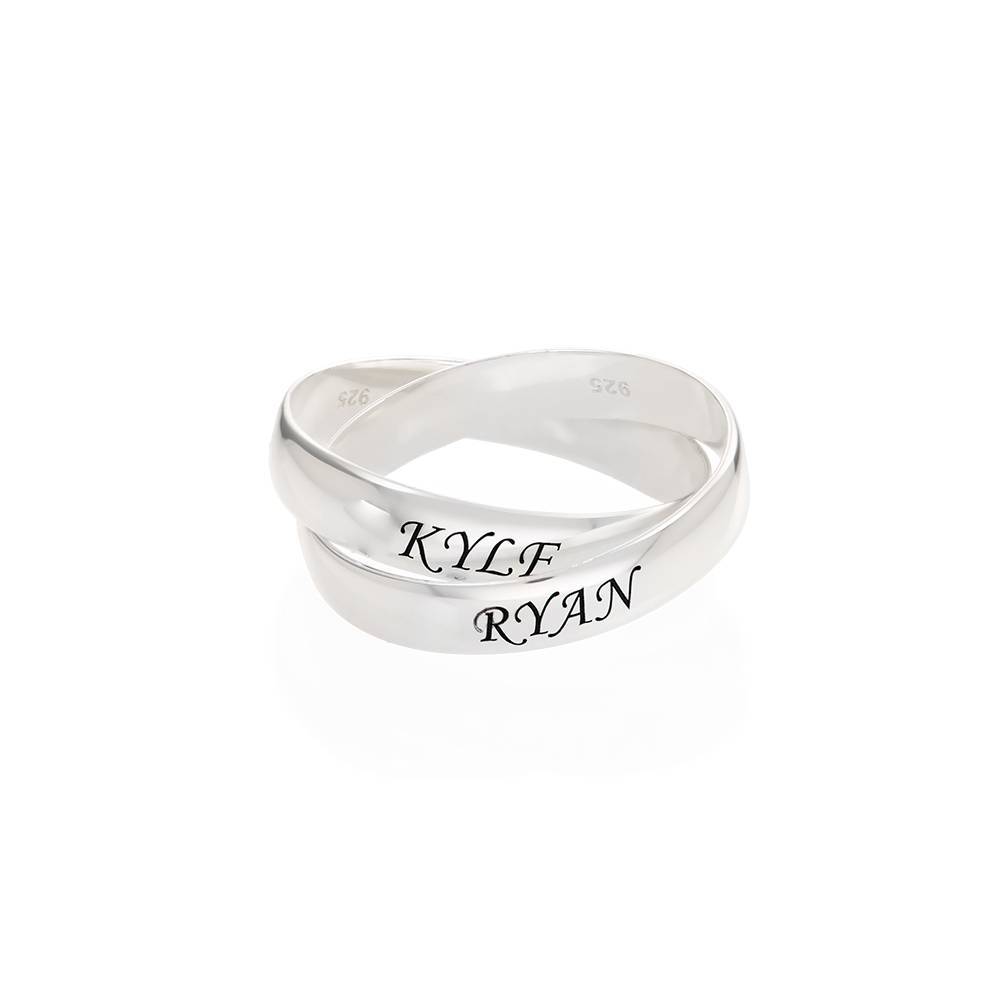 Gabrielle 2 Russian Rings in Sterling Silver