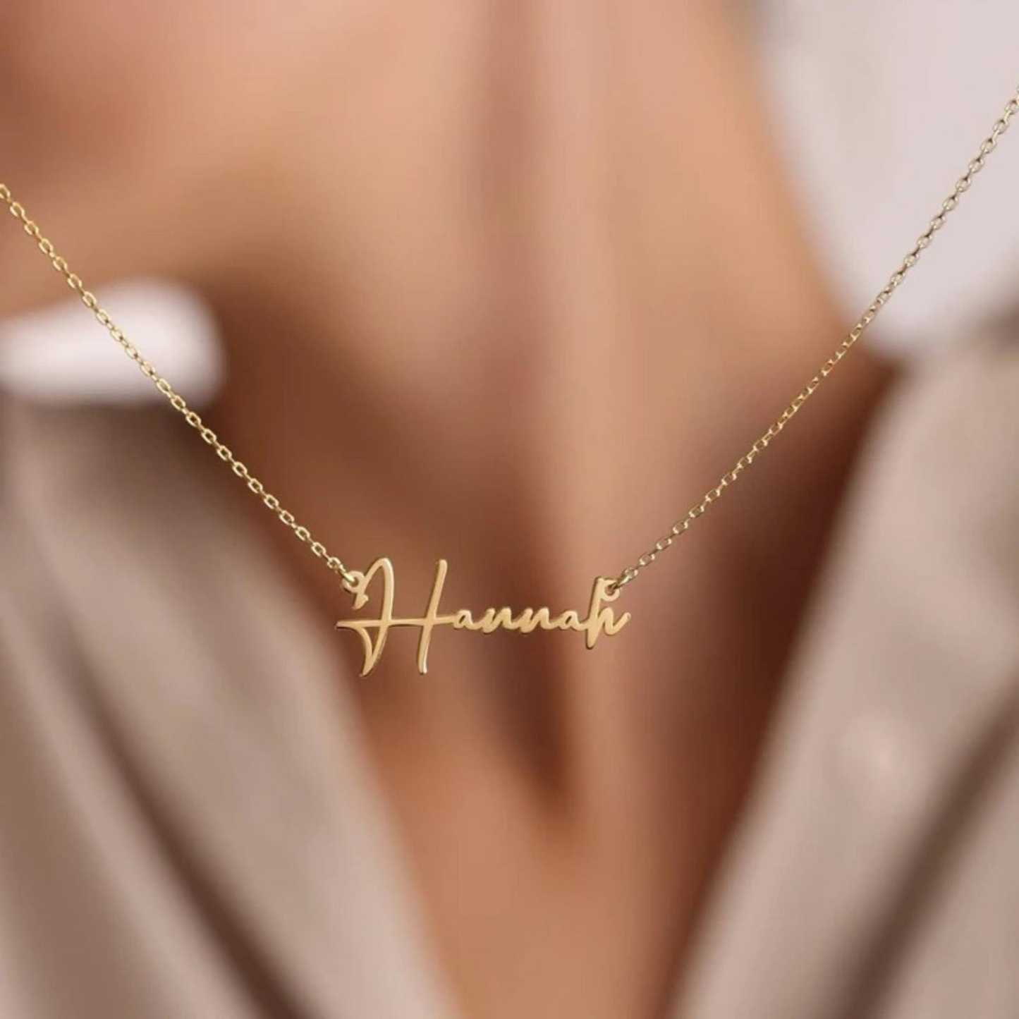 Dainty Minimalist Name Necklace in Sterling Silver