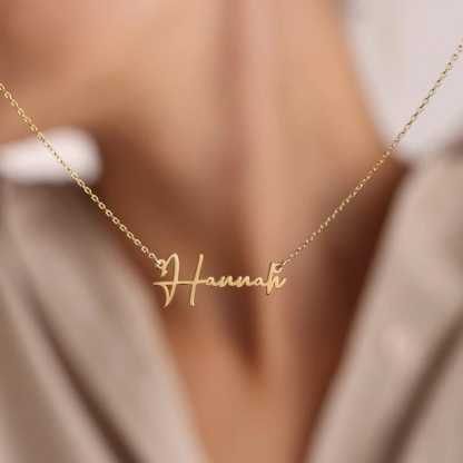 Dainty Minimalist Name Necklace in Sterling Silver