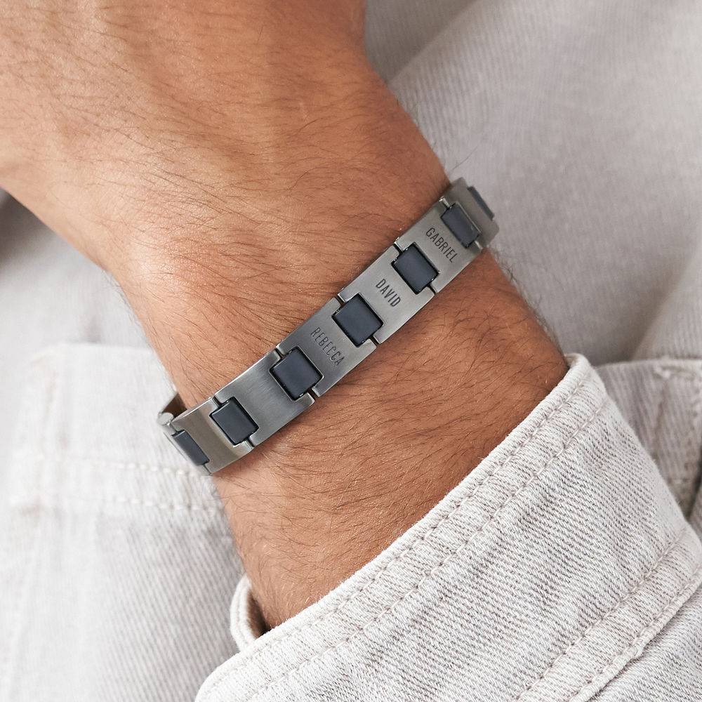 Edge Men's Bracelet in Sterling Silver