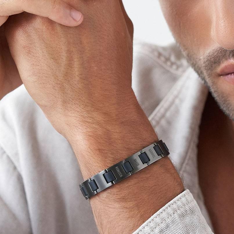 Edge Men's Bracelet in Sterling Silver