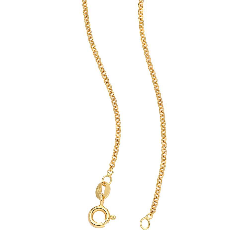 Forever Photo Pendant Necklace in Gold Plating