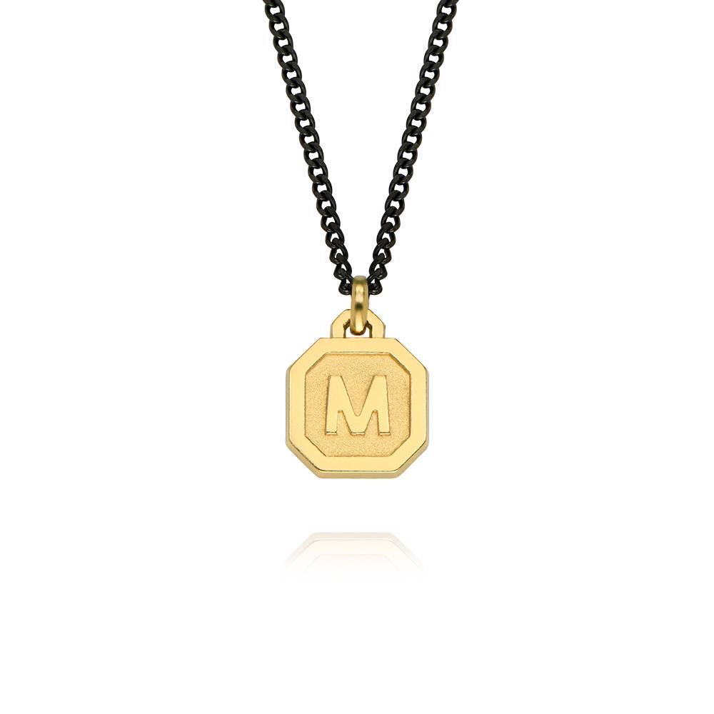 Heritage Initial Necklace for Men in Gold Plating