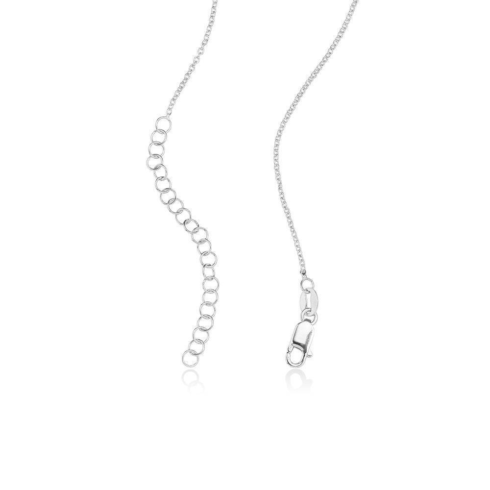 Initial Disc Necklace in Sterling Silver