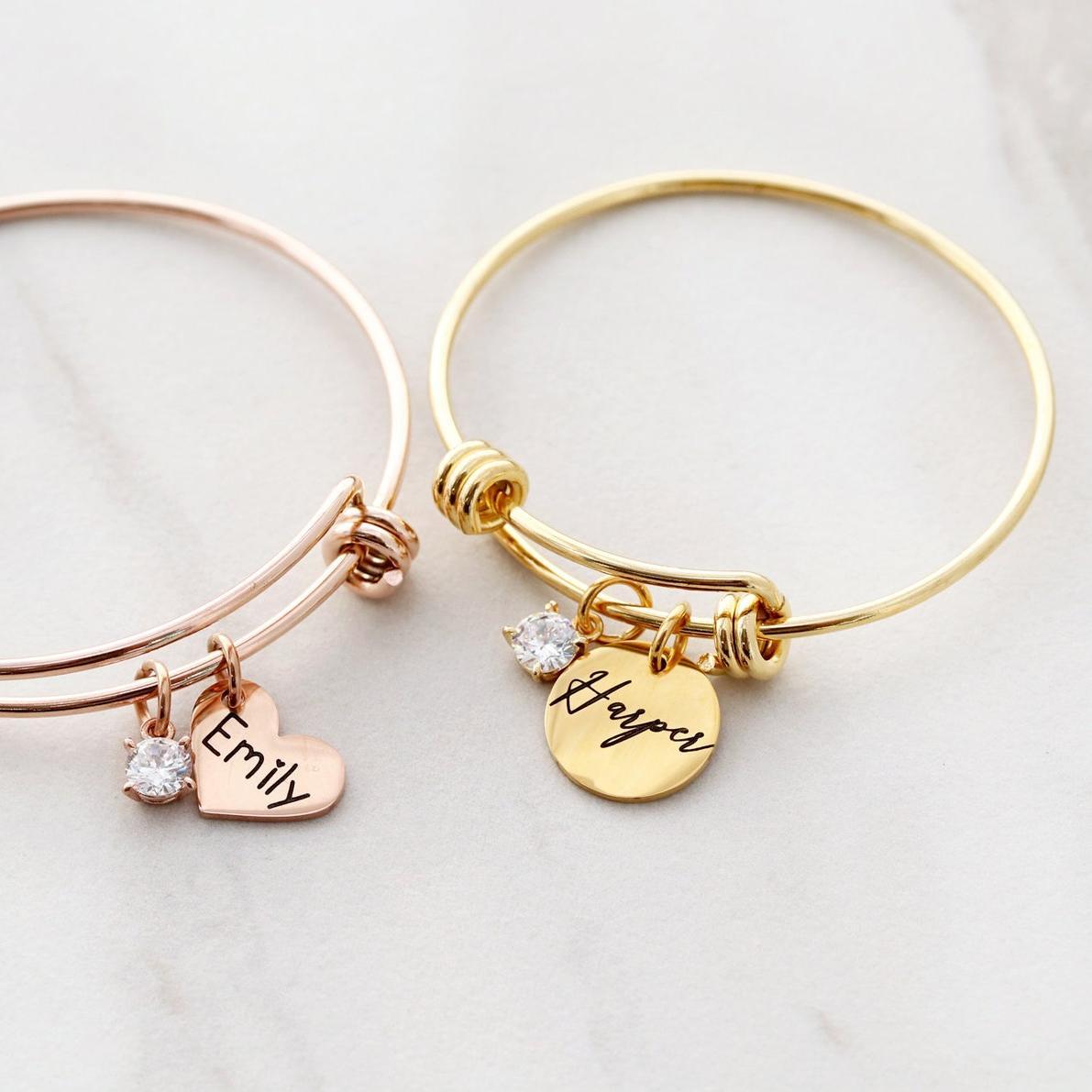 Bridesmaid Gift Dainty Bracelet in Sterling Silver